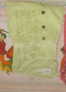 Green  &amp; Pink Girls Kurtis/ Top