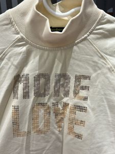 Cream "More Love" Sweatshirt
