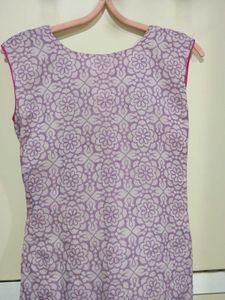 Two-Piece Lavender Kurti Patiala Set 💜🪻