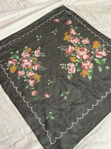 Floral Print Scarf/Dupatta
