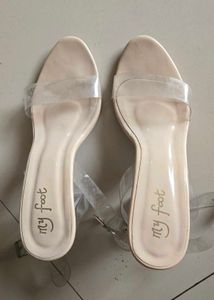 My Foot Clear Strap Heels