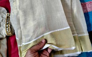 12 yrs girl's golden off-white lehenga choli