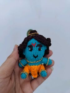 crochet Krishna doll Keychain/Charm
