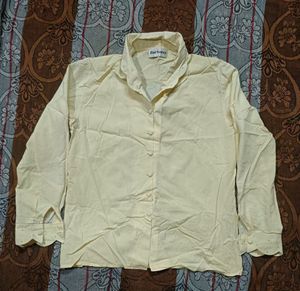 Vintage Bartony Yellow Button-Up Shirt