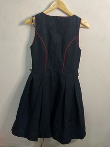 Black Embroidered Dirndl Dress