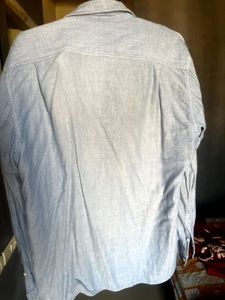 Stylish Blue Cotton Shirt