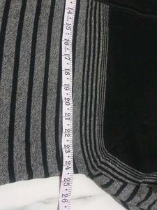 All-4 size Men's Striped Zip-Up Hoodie