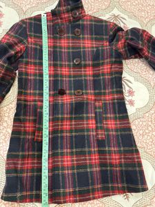 Tartan Double-Breasted Jacket