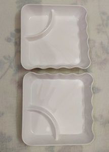 Milton Sandwich Plate With Sauce Compartment