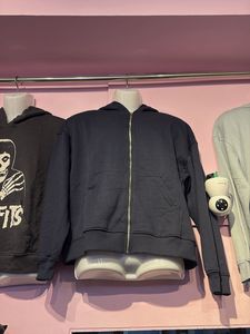 Dark Blue Zip-Up Hoodie