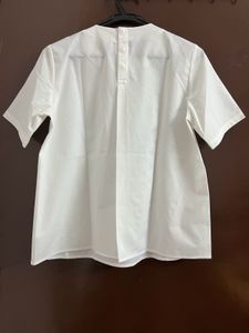 White Boxy Top