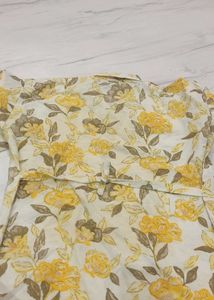 Floral Print Cotton Kurta