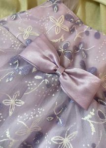 Sparkly Lavender Butterfly Dress