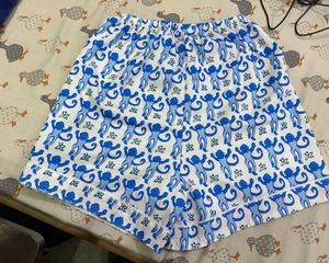 Cute Monkey Print Shorts