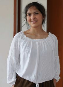 Bohemian White Cotton Blouse