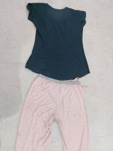 Cute PJ Set - Top &amp; Bottoms