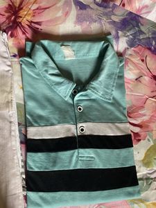 Men's Striped Polo Shirt