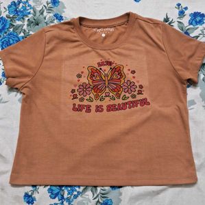 Cute Butterfly Graphic T-Shirt