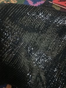 black stylish sequin party or club wear top