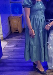 Teal Embroidered Kurta