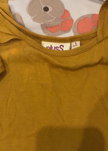 Mustard Yellow Casual Top
