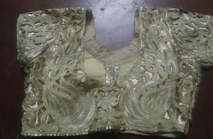 golden blause beautiful