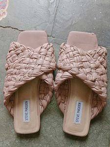 STEVE MADDEN Mules Open Square Toe Flat