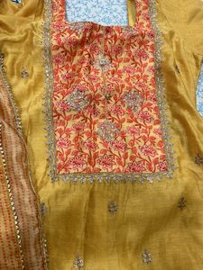 Sale !! Chanderi Suit Set