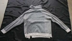 Cozy Gray Knit Turtleneck Sweater