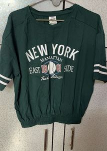 Green New York T-Shirt