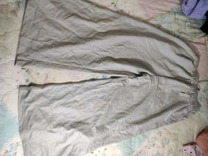 Stylish Grey Snap Button Pants