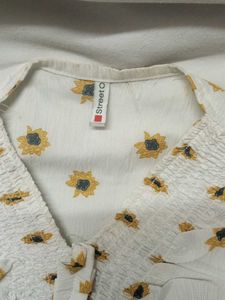 Stylish Printed Peplum Kurta