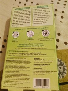 Under Eye Pads,wuth Nourshing Gel