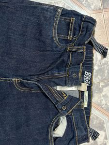 Classic Dark Wash Denim Jeans
