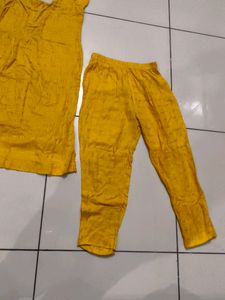 Yellow Kurta Set