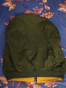 Men's reversible Green Bomber Jacket