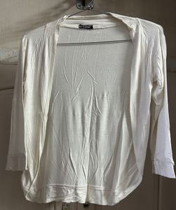Chic White Bolero Cardigan