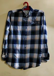 Superboy Cheque Shirt Cotton