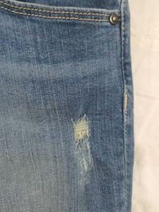 Cherokee Stylish Ripped Blue Denim Jeans