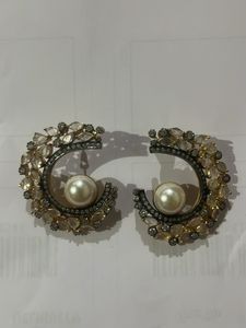 Diamond Stone Earrings