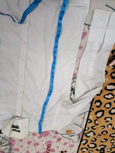 White Full Sleeves Shirt For Men In L Size