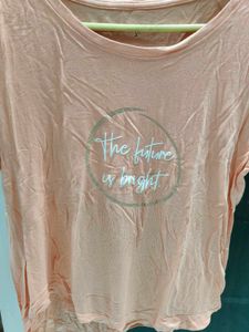 Peach Graphic Tee