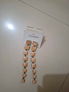 Elegant Square Drop Earrings