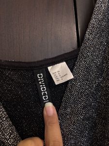 H&amp;M Shimmer Bodycon Mini Dress