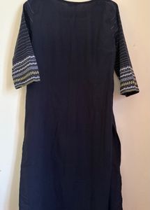 Aurelia Black Printed Kurta – Elegant