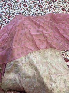 Pink Ethnic cape Dress
