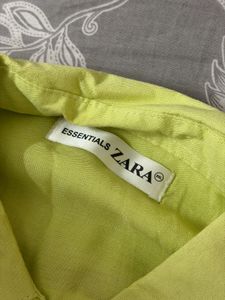 Lime Green Button-Up Shirt