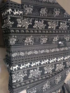 combo of two Black &amp; White Elephant Print girls to
