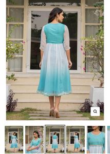 Beautiful Blue Ombre Dress