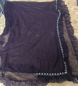 Net Ruffle Full Size Dupatta